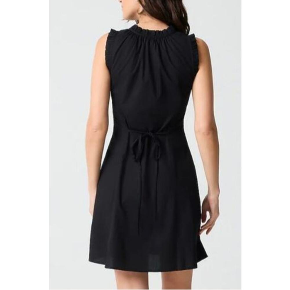 J. Crew Factory Ruffle Tie-Neck Mini Dress Size 12 NWT - Picture 4 of 6